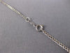 ANTIQUE LONG 14KT WHITE GOLD CLASSIC 2MM LINK CHAIN #27340