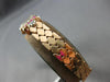 ANTIQUE EXTRA LONG 1.3CT DIAMOND & AAA RUBY 14KT ROSE GOLD HAMILTON WATCH #28011