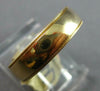ESTATE 14K YELLOW GOLD 3D CLASSIC 5MM MILGRAIN ETERNITY WEDDING ANNIVERSARY RING