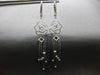 LARGE .75CT DIAMOND & AAA SOUTH SEA PEARL 18KT WHITE GOLD 3D CHANDELIER EARRINGS