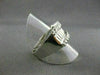 ANTIQUE WIDE 1.82CT DIAMOND BAGUETTE & ROUND 14KT W GOLD ANNIVERSARY RING #2137