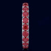 3.10CT AAA RUBY 14KT WHITE GOLD 3D CLASSIC SHARED PRONG ETERNITY FUN LOVE RING
