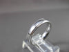 ESTATE 14KT WHITE GOLD SHINY MILGRAIN COMFORT FIT WEDDING BAND RING 4mm #23411