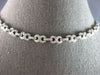 3.50CT DIAMOND 18KT WHITE GOLD 3D CLASSIC INFINITY ETERNITY LOVE TENNIS NECKLACE