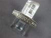 .35CT DIAMOND 18KT WHITE GOLD 3D ROUND FILIGREE SEMI ETERNITY ANNIVERSARY RING