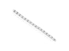 ESTATE 3.0CT DIAMOND 14KT WHITE GOLD CLASSIC ROUND FOUR PRONG TENNIS BRACELET