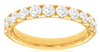 1.2CT DIAMOND 14KT YELLOW GOLD ROUND COMFORT FIT UNISEX WEDDING ANNIVERSARY RING