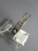 .35CT DIAMOND 14KT WHITE GOLD ROUND & BAGUETTE CHANNEL WEDDING ANNIVERSARY RING
