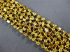 EXTRA LARGE GIA 26.06CT MULTI COLOR DIAMOND 18KT YELLOW GOLD 3D TENNIS BRACELET