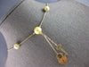 .40CT DIAMOND & AAA GOLDEN SOUTH SEA PEARL 14KT YELLOW GOLD LARIAT LOVE NECKLACE