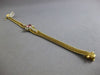 ANTIQUE 1.95CT AAA CZ & AAA PINK SAPPHIRE 14K 2 TONE GOLD MILGRAIN LOVE BRACELET