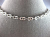 3.50CT DIAMOND 18KT WHITE GOLD 3D CLASSIC INFINITY ETERNITY LOVE TENNIS NECKLACE