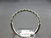 .62CT DIAMOND 14KT WHITE GOLD SHARED PRONG COMFORT FIT WEDDING ANNIVERSARY RING