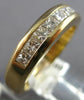 .87CT DIAMOND 14KT YELLOW GOLD CLASSIC PRINCESS CHANNEL WEDDING ANNIVERSARY RING