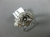 ESTATE WIDE 1.03CT DIAMOND 14KT WHITE GOLD 3D SEMI MOUNT ENGAGEMENT RING #3056