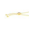 .20CT DIAMOND 14KT YELLOW GOLD 3D ROUND BEZEL ETOILE ADJUSTABLE TENNIS BRACELET