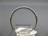 ESTATE .19CT DIAMOND 14KT WHITE GOLD 3D CLASSIC 1.5MM SEMI ETERNITY LOVE RING