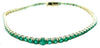 ESTATE LARGE 3.13CT AAA EMERALD 18KT YELLOW GOLD CLASSIC ROUND TENNIS BRACELET