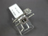 .43CT DIAMOND 14K WHITE GOLD ROUND & BAGUETTE DOUBLE SQUARE CRISS CROSS FUN RING