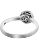 .21CT DIAMOND 18KT WHITE GOLD 3D CLASSIC CLUSTER FLOWER CIRCULAR FUN LOVE RING