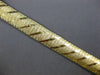 ESTATE WIDE 14KT YELLOW GOLD 3D CLASSIC MATTE & SHINY ITALIAN CUFF LOVE BRACELET