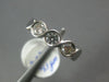 ESTATE .30CT DIAMOND 18KT WHITE GOLD 3D CLASSIC 3 STONE ROUND INFINITY LOVE RING