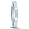 ESTATE CLASSIC PLATINUM 3D SOLID 2MM WEDDING ANNIVERSARY RING