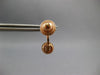 1.20CT DIAMOND 14KT ROSE GOLD 3D DOUBLE SOLITAIRE HALO FLOWER HANGING EARRINGS