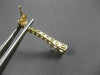 ESTATE 1.12CT DIAMOND 14K YELLOW GOLD CLASSIC ROUND JOURNEY FUN HANGING EARRINGS