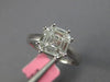 .76CT DIAMOND 18KT WHITE GOLD 3D INVISIBLE CLUSTER ASCHER LOOK ENGAGEMENT RING