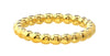 ESTATE 14KT YELLOW GOLD 3D CLASSIC MULTI BEAD FUN RING