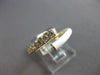 .43CT DIAMOND & WHITE ENAMEL 14K YELLOW GOLD GRADUATING JOURNEY CRISS CROSS RING