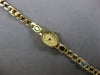 ESTATE 5.8CT AAA MULTI GEM 14KT YELLOW GOLD 3D GENEVE QUARTZ OVAL LADY'S WATCH