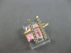 ESTATE .39CT DIAMOND 14KT YELLOW GOLD 3D CLASSIC DOUBLE BAR FUN RING