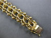 ANTIQUE LARGE AND LONG 14KT YELLOW GOLD 3D HANDCRAFTED CHARM BRACELET