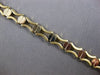 ESTATE 14KT WHITE & YELLOW GOLD 3D MATTE & SHINY SCREW DESIGN FUN LOVE BRACELET