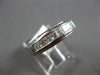 .34CT DIAMOND 14KT WHITE GOLD CLASSIC PRINCESS CHANNEL WEDDING ANNIVERSARY RING