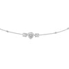.47CT DIAMOND 18KT WHITE GOLD 3D ROUND & BAGUETTE TRIANGULAR FUN TENNIS BRACELET
