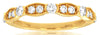 .50CT DIAMOND 14K YELLOW GOLD SEMI BEZEL FILIGREE SEMI ETERNITY ANNIVERSARY RING