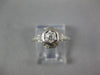 ANTIQUE .10CT DIAMOND 18KT WHITE GOLD ART DECO SOLITAIRE ENGAGEMENT RING #27239