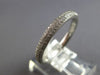 .42CT DIAMOND 18KT WHITE GOLD CLASSIC 3/4 ETERNITY PAVE WEDDING ANNIVERSARY RING