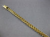 ESTATE LONG 14KT YELLOW GOLD 3D CLASSIC SOLID CUBAN MULTI BAR UNISEX BRACELET