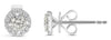 .50CT DIAMOND 14KT WHITE GOLD ROUND CLASSIC SOLITAIRE HALO MARTINI STUD EARRINGS