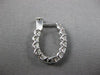 1.8CT DIAMOND 18KT WHITE GOLD 3D INSIDE OUT LUCIDA OVAL HUGGIE HANGING EARRINGS