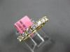 ESTATE .91CT DIAMOND 18K YELLOW GOLD ROUND LUCIDA SEMI ETERNITY ANNIVERSARY RING