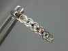 1.17CT DIAMOND 14KT WHITE GOLD 3D CLASSIC 2.5MM INSIDE OUT HOOP HANGING EARRINGS