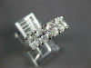WIDE 1.71CT DIAMOND 18K WHITE GOLD OVAL & ROUND 5 STONE WEDDING ANNIVERSARY RING