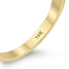 ESTATE CLASSIC HANDCRAFTED 14KT YELLOW GOLD SOLID 2MM MILGRAIN ANNIVERSARY RING