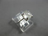 1.55CT SALT & PEPPER DIAMOND 18K WHITE GOLD 3D SOLITAIRE CUSHION ENGAGEMENT RING