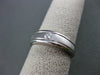 ESTATE .10CT DIAMOND 14K WHITE GOLD SOLITAIRE MENS WEDDING ENGAGEMENT RING #1283